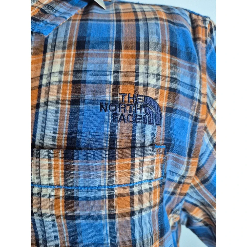 The North Face Mens Short Sleeve Baddeley Shirt M Multicolored Plaid NEW NWT